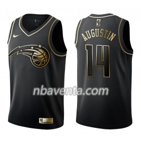 Camiseta Hombre Orlando Magic D.J. Augustin 14 Nike Negro Golden Edition Swingman